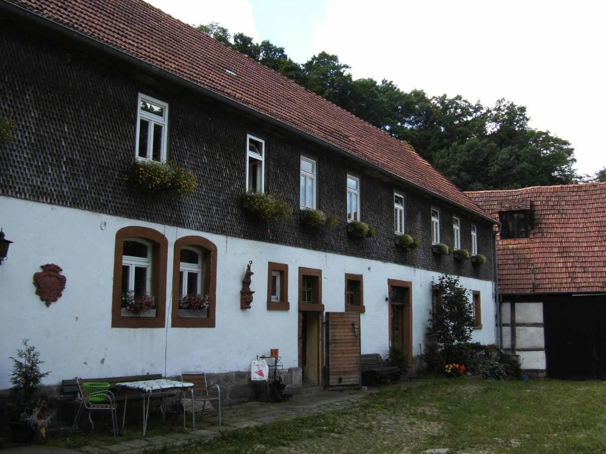 Hofgut Schackau Apartment Hofbieber ภายนอก รูปภาพ